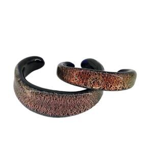 Vintage Venetian Glass Cuff Bracelet By Murano Glass